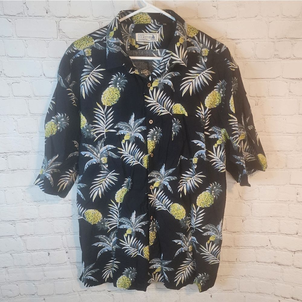Men's Seaspice Hawaiian shirt, size XXL